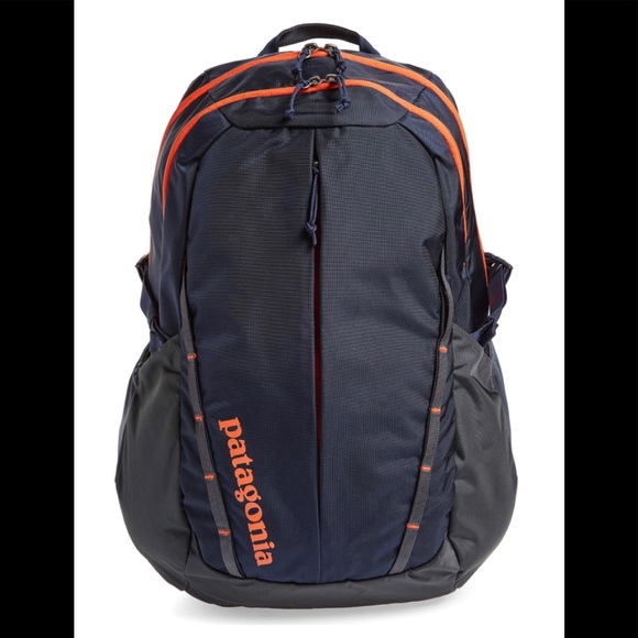 blue patagonia backpack